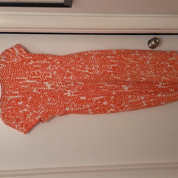 Boden Midi Cotton Dress Size 10 Pink Coral Perfect For Spring - Picture 6 of 9